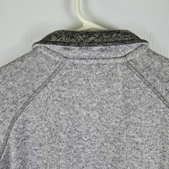 Eddie Bauer Men's Gray Long Sleeve 1/4 Zip Sweater Adventure Hiking WeekendSizeM - Picture 10 of 13